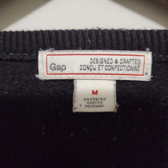 GAP Designed and Crafted Black Cotton Blend Moto M - Picture 4 of 6